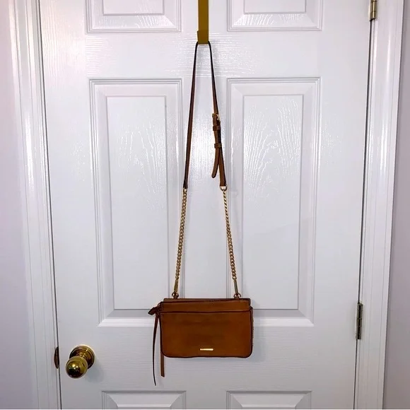 Rebecca Minkhoff Crossbody bag tan leather MAB studded